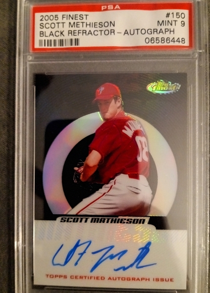 PSA 9 SCOTT MATHIESON AUTOGRAPH